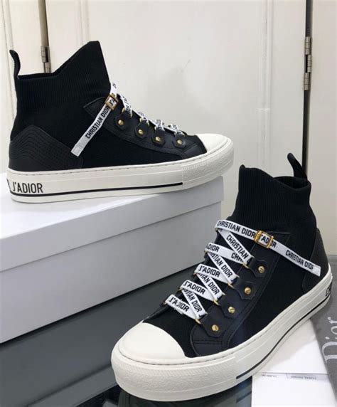 dior high top sneakers black|high top christian Dior sneakers.